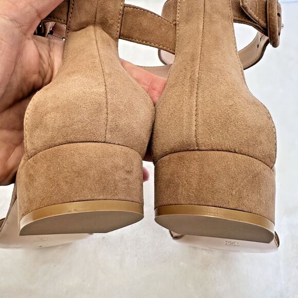 Gianvito Rossi Portofino Beige Suede Buckle-Fastening Sandals Sz 10 Italy $ 795 - Picture 15 of 16